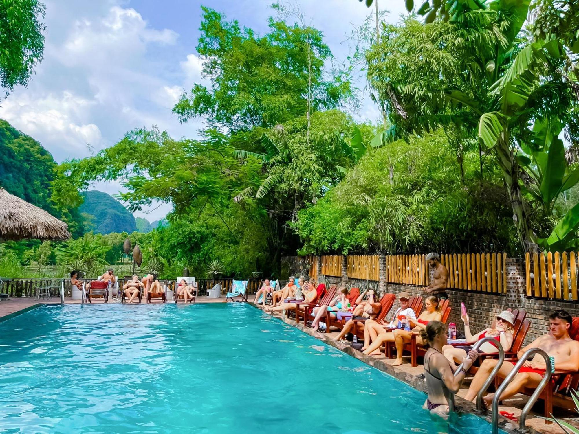 Tam Coc Central Bungalow-Hostel Vu Lam Екстериор снимка